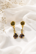 Wine Uncut Stone Dangler