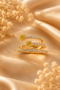 Yellow Stars Ear Cuff