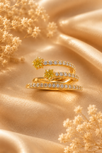 Yellow Stars Ear Cuff