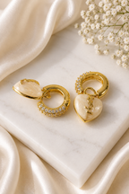 YSL Heart Studs